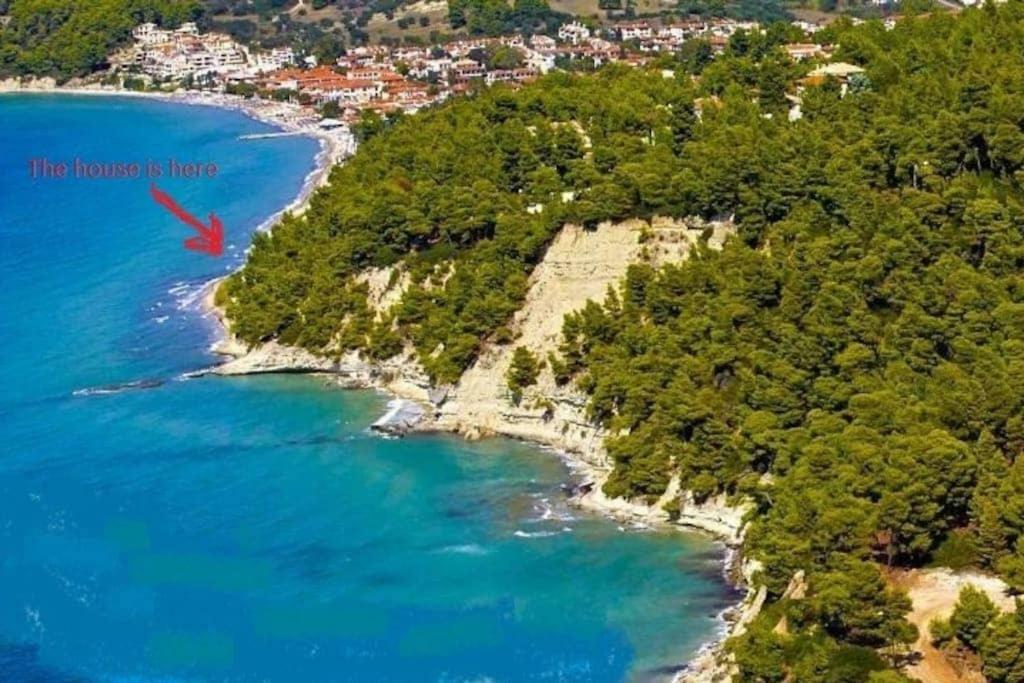 Seaside Beach House Siviri Dış mekan fotoğraf